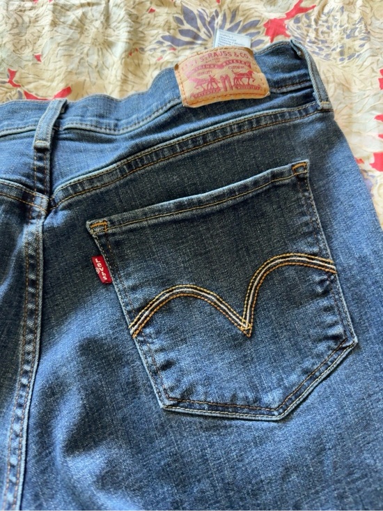 Levi's Denim - Levi's Women's Dark Blue Straight Leg Jeans